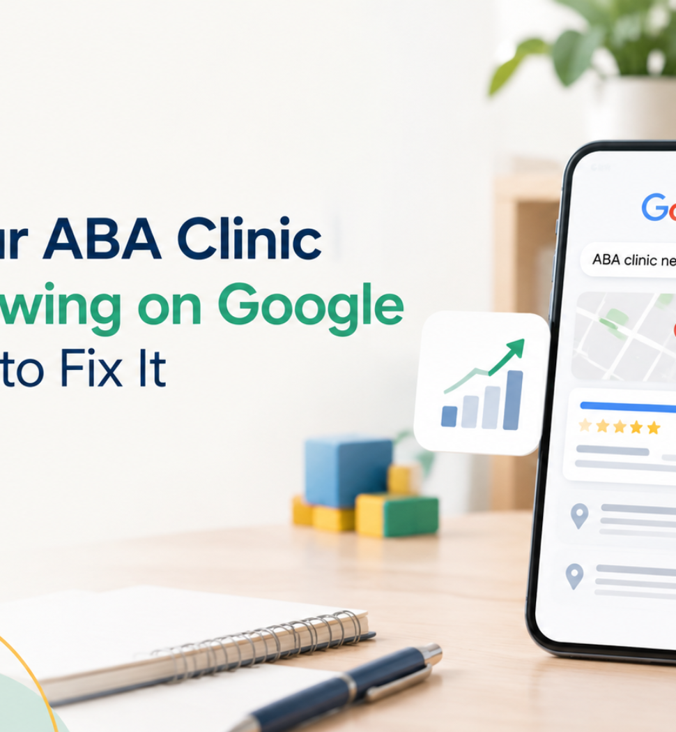 ABA clinic not showing on Google