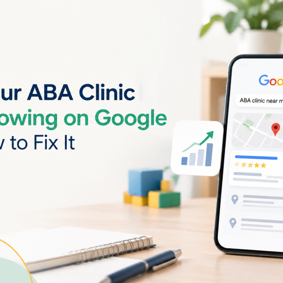 ABA clinic not showing on Google